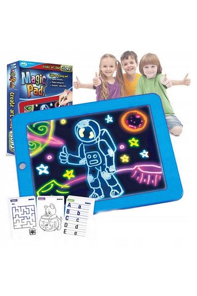 3 MAGICZNY TABLET ZNIKOPIS MAGIC PAD TABLICA LED DLA DZIECI
