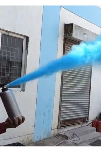 Generic Royal View Gender Reveal Color Blaster | Blue Powder with shimmer blaster (1.8kg) | Outer body Silve