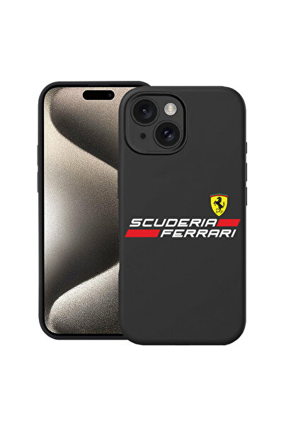 bestcase ® Husă subțire din silicon pentru Apple iPhone 13, Ferrari Scuderia,...