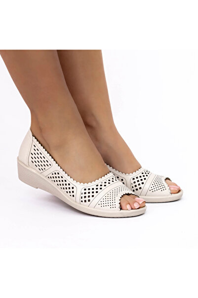 PIAODU Μπαλαρίνα Dama A201 Μπεζ