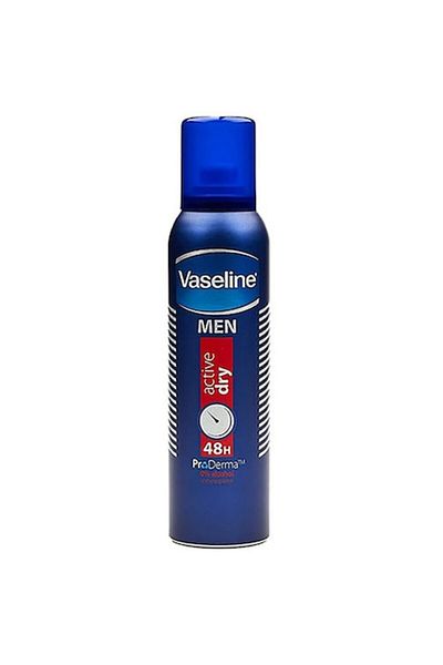 Vaseline Deodorant Spray, Active Dry cu Proderma, Hipoalergenic, Protectie 48h, 250ml