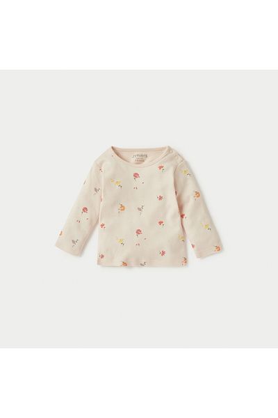 Juniors All-Over Floral Print T-shirt and Pyjama Set