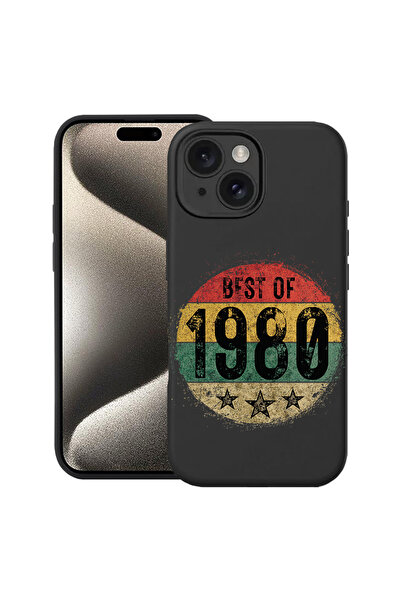 bestcase Husă premium din silicon pentru Apple iPhone 15 Plus, 1980, 1690164 ...