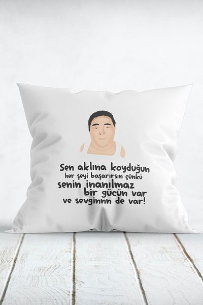 ÇELİKLER HEDİYE You Can Achieve Anything You Put Your Mind to Printed Pillow