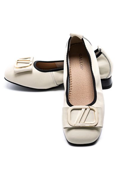 Galop Women's Ballerinas 8561 Cream