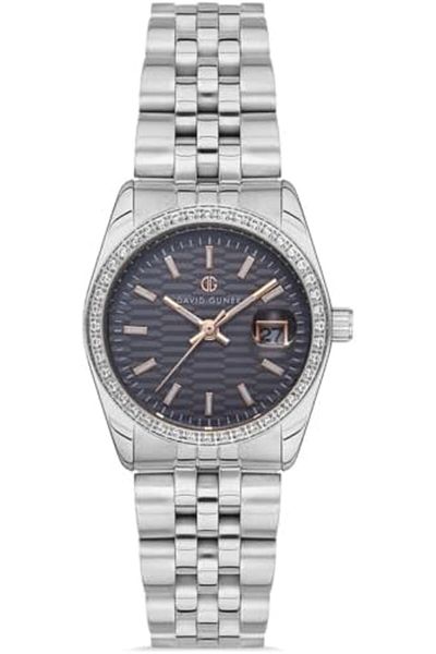 DAVID GUNER DG-8383LA-A9 Women's Grey Stainless Steel Watch