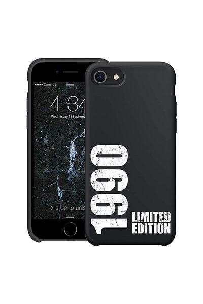 bestcase ® Husă subțire din silicon pentru Apple iPhone SE 3 / SE 2 / 7 / 8, 1990, 1396527 B 1965