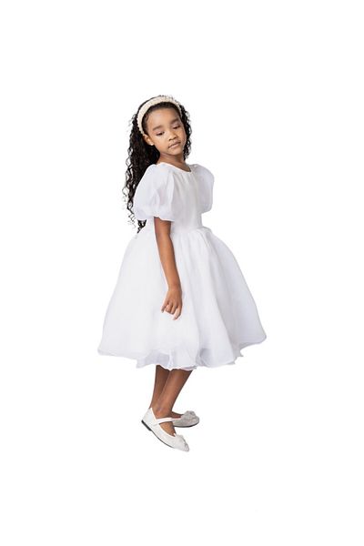 ddaniela Tulip Party Dress-White