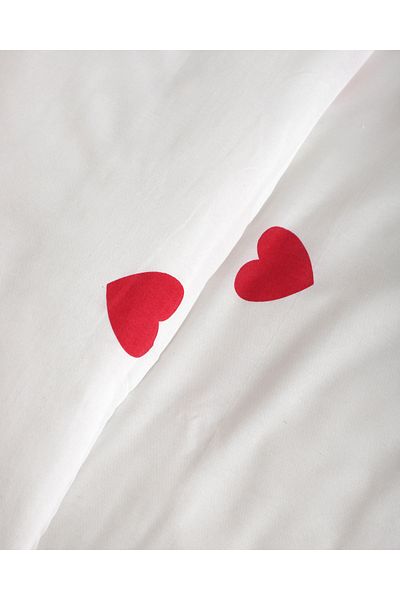 Gloriys Home & Decor Heart Pattern Single Bedding Set