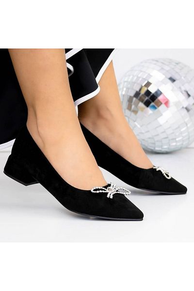 mei Women's Ballerinas 3LE33 Black