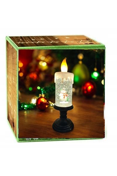 3 OZDOBA ŚWIĄTECZNA ŚWIECA LED PODŚWIETLANA XXL 31CM BOŻE NARODZENIE SWIECZKA