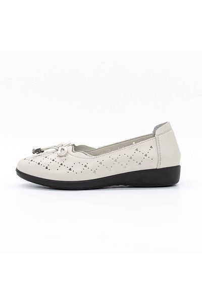 Stephano Women's Ballerinas 3502Q07 Cream