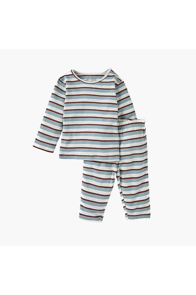 Juniors Striped T-shirt and Pyjama Set