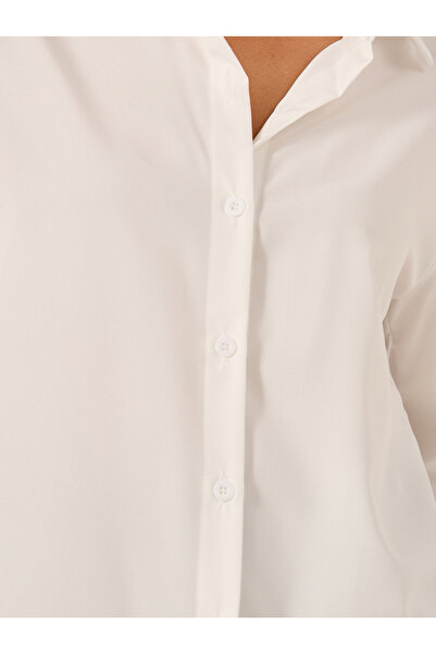 Take Two By Styli Solid Button Front Long Sleeve Shirt