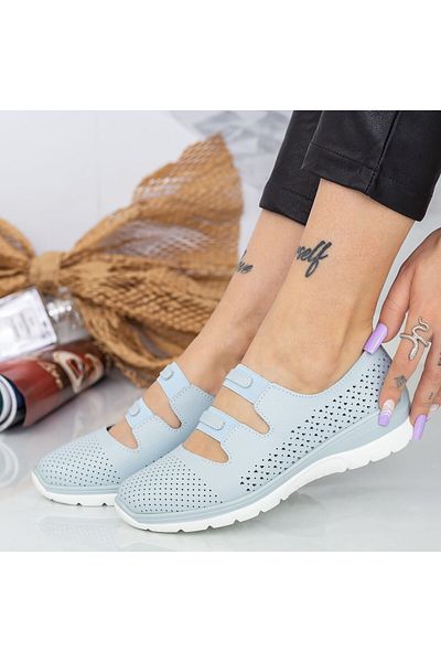 ANGEL BLUE Balerini Dama XH2067 Albastru deschis Angel Blue