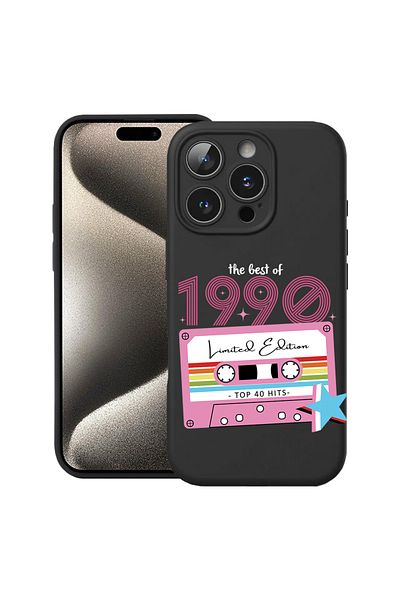 bestcase ® Premium Silicon Case For Apple iPhone 15 Pro Max, 1990 - Girl Style, 1668651 PB 1944