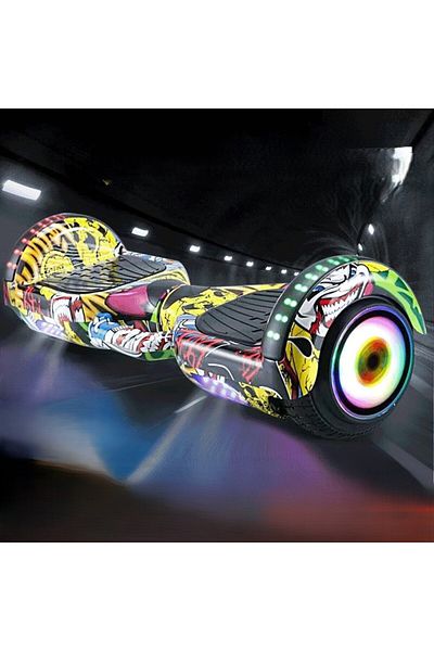 OEM Hoverboard with built-in Bluetooth speakers, LED on 6.5 wheels + remote control + cover