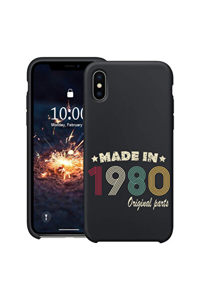 bestcase ® Carcasă subțire din silicon pentru Apple iPhone XS / iPhone X, pie...