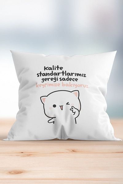 ÇELİKLER HEDİYE Our Quality Standards Only Look at Our Key Printed Pillow