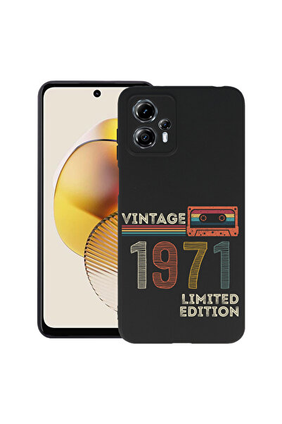 bestcase ® Тънък силиконов калъф за Motorola Moto G13 / G23, 1971 - Винтидж л...