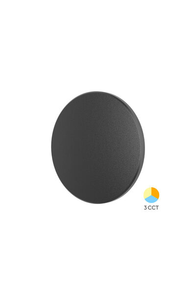 Braytron CORP LED PALERMO 10W-3în1 IP65- D180mm NEGRU