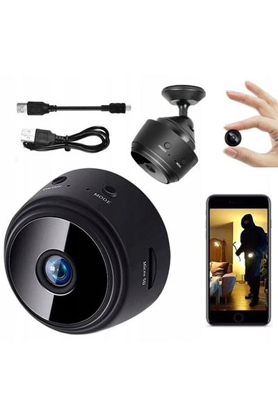 3 MINI KAMERA SZPIEGOWSKA FULL HD IR DETEKCJA WIFI