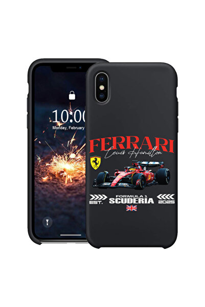bestcase ® Husă subțire din silicon pentru Apple iPhone 16e, Ferrari Scuderia...