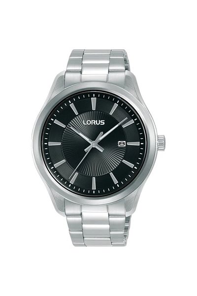 Lorus ساعة يد رجالية Rh925rx9 كوارتز ستيل رمادي أسود 41 ملم