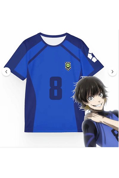 DENOKMODA Blue Lock Blue 8 Bachira Unisex Jersey