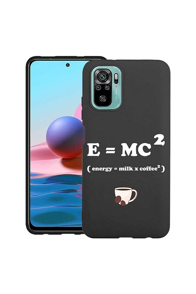 bestcase ® Husă subțire din silicon pentru Xiaomi Redmi Note 10 Pro, Energie = Cafea X Lapte, 1396566 B 1856