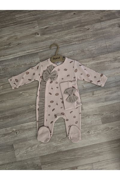 Mini Okyanus بذلة مع قبعة الشريط