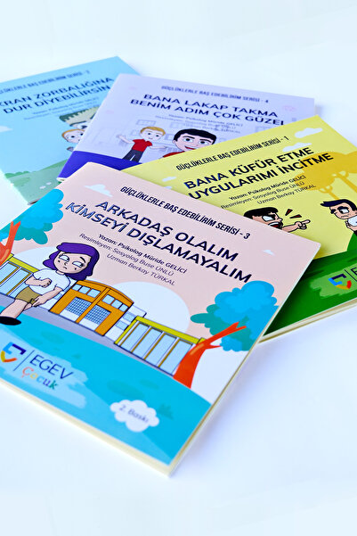 EGEV ÇOCUK Güçlüklerle Baş Edebilirim Serisi Hikaye Kitabı Seti