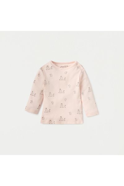 Juniors Bunny Print Long Sleeves T-shirt and Pyjama Set