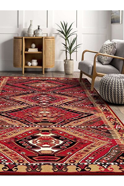 rugseason Vitage eli belinde etnik desen eskitme model dokuma taban kilim