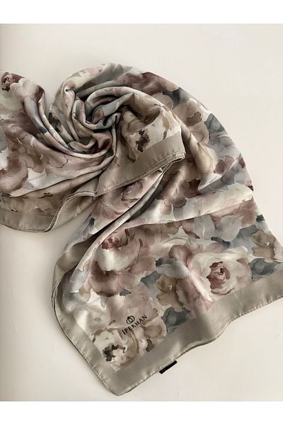 İpekhan Λεπτό βαμβακερό σάλι Vera Pattern
