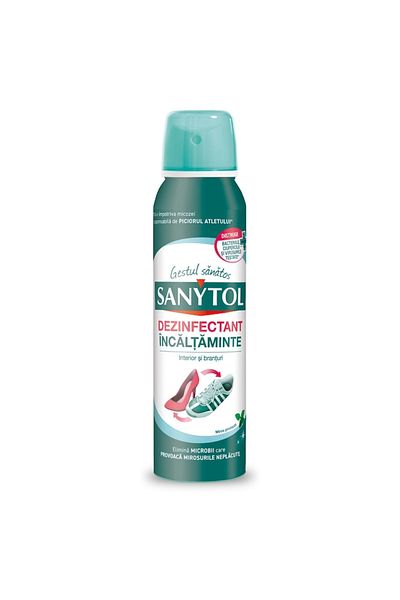 Sanytol Disinfectant for footwear, Sanytol, mint, 150 ml