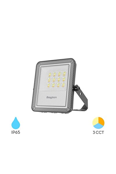 Braytron PROIECTOR LED PF 10W 3IN1 1100LM IP65-GRI