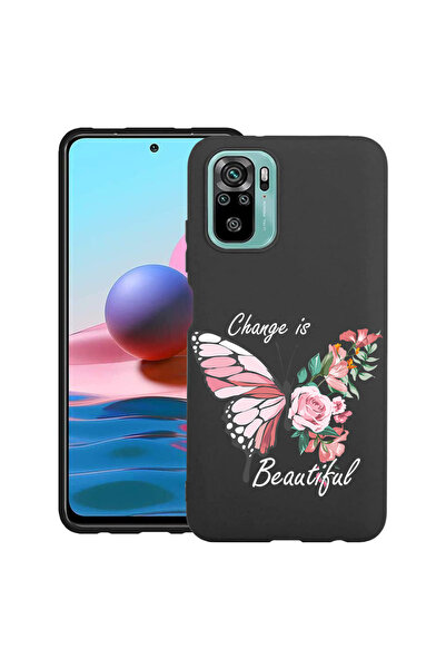 bestcase ® Husă subțire din silicon pentru Xiaomi Redmi Note 10 Pro, Schimbar...