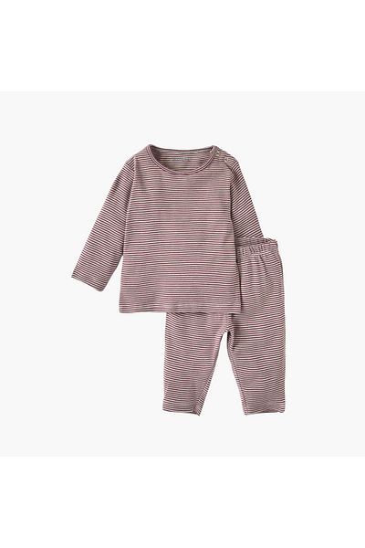 Juniors Striped T-shirt and Pyjama Set