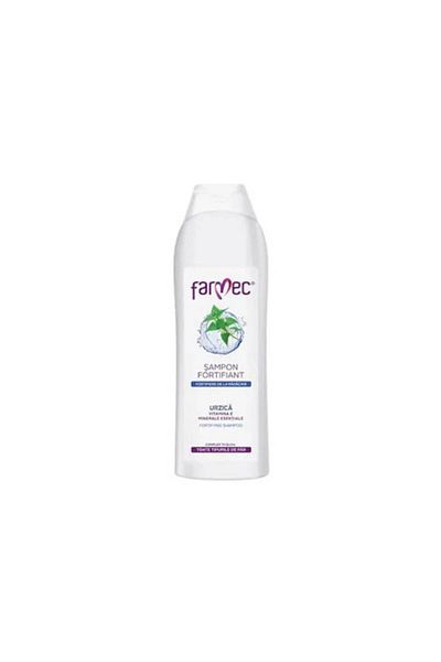 Farmec Fortifying Nettle Shampoo for All Hair Types, Farmec, 400ml