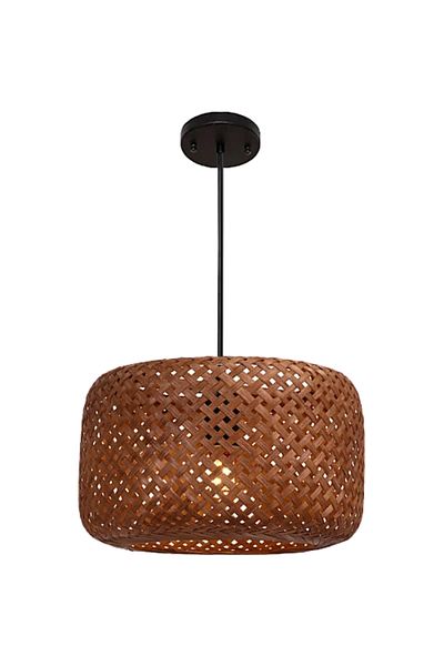 Hummer Hanging Bamboo Pendant Light E27*1L - 300mm Diameter