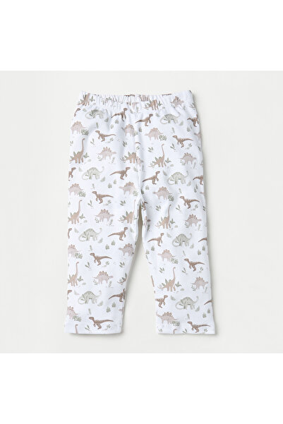 Juniors All-Over Dinosaur Print T-shirt and Pyjama Set