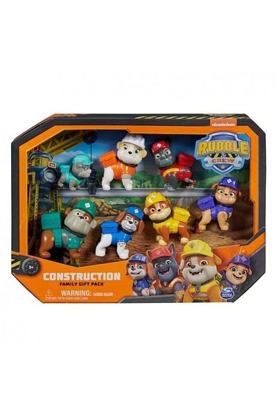 SPIN MASTERR Paw Patrol figure set - Construction Family, Rubble and the team
