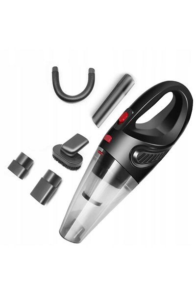 3 Aspirator auto ciclonic de mână, mic, puternic, 120W, cablu de 5m