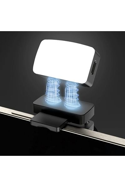 Techsuit Stick selfie cu gimbal cu telecomandă și lumină LED, mod repaus, 76 cm - (C06) - Negru