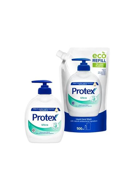 Protex Liquid Soap Ultra 300 ml + Refill 500 ml
