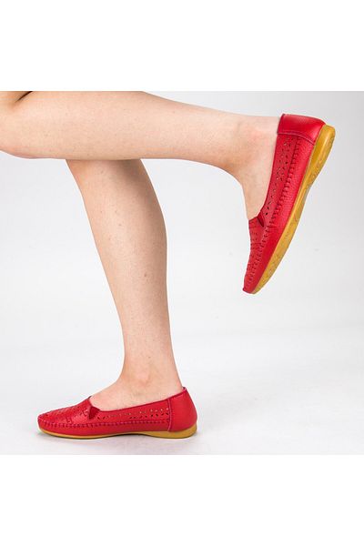 ANGEL BLUE Women's Ballerinas 23074 Red Angel Blue