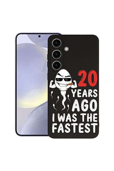 bestcase Husă premium din silicon pentru Samsung Galaxy S25, acum 20 de ani, ...