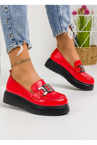 starlike Women's red casual shoes A162