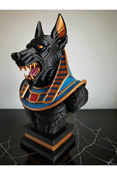 Genel Markalar Anubis Büstü – Antik Mısır Tanrısı Figürü